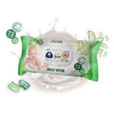 SALVIETTE BABY ALOE VERA 72PZ